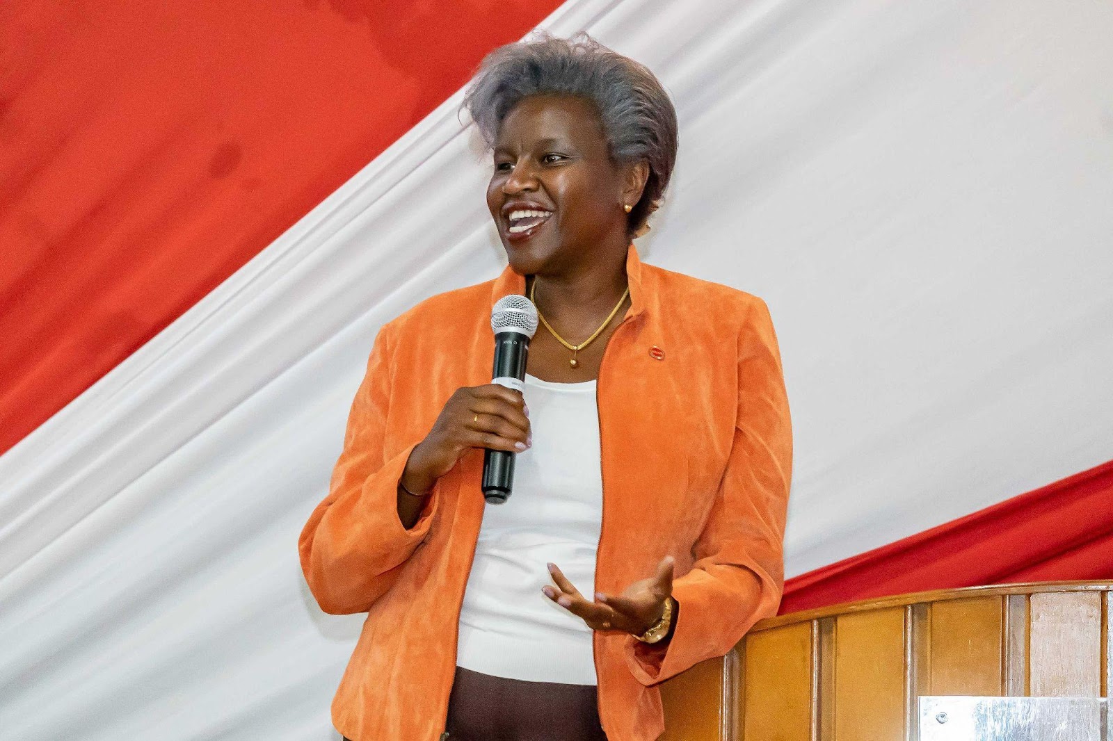 Absa Bank Kenya People Function and Culture Director Mumbi Kahindo.