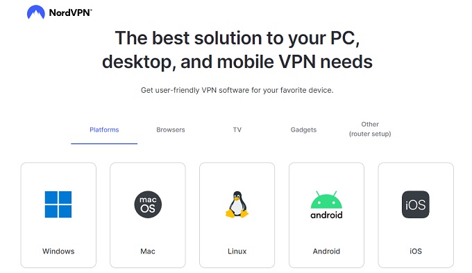 VPN download page