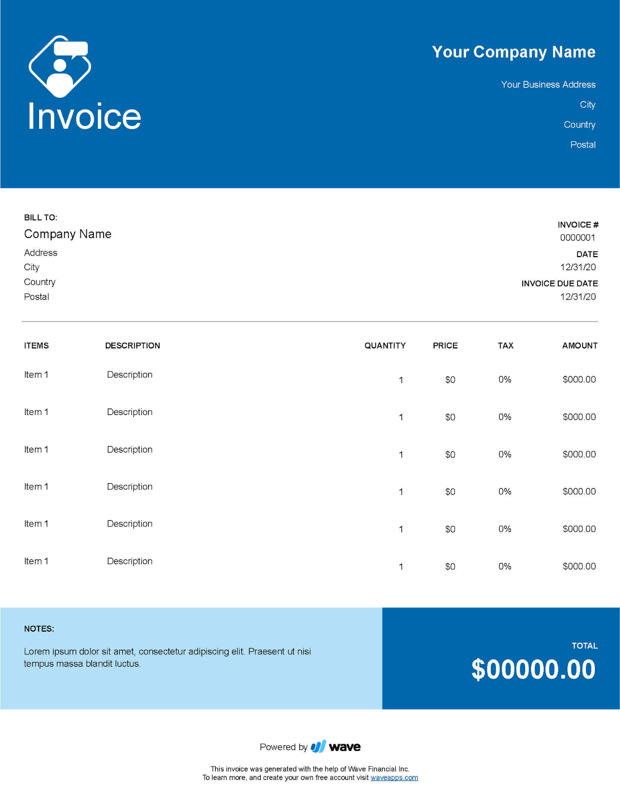 Free Invoicing