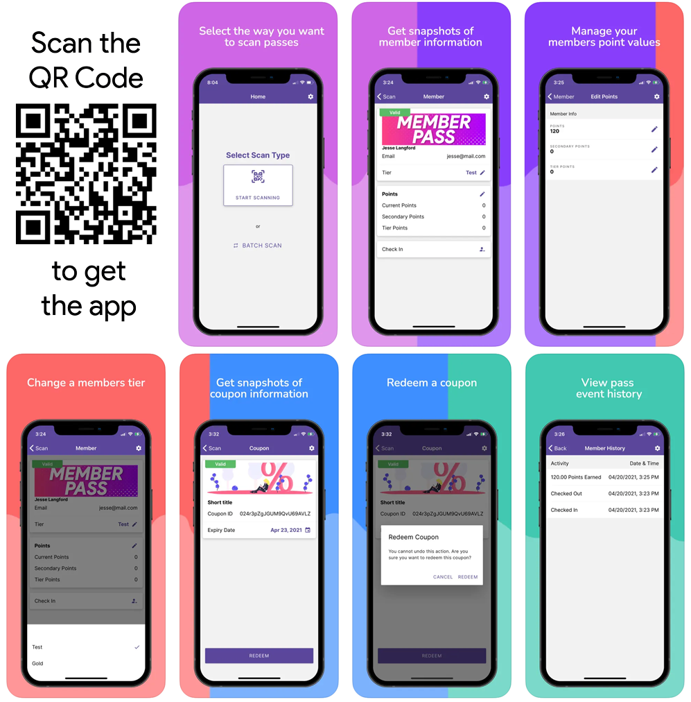 PassReader scanning app