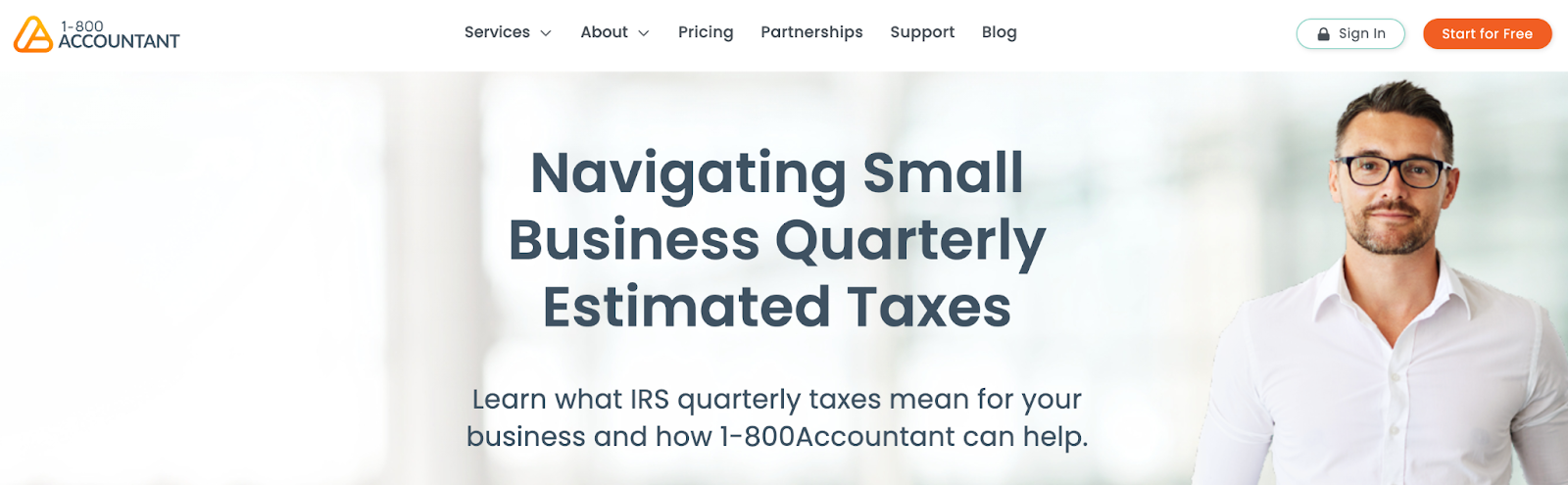 1-800Accountant Quarterly Taxes