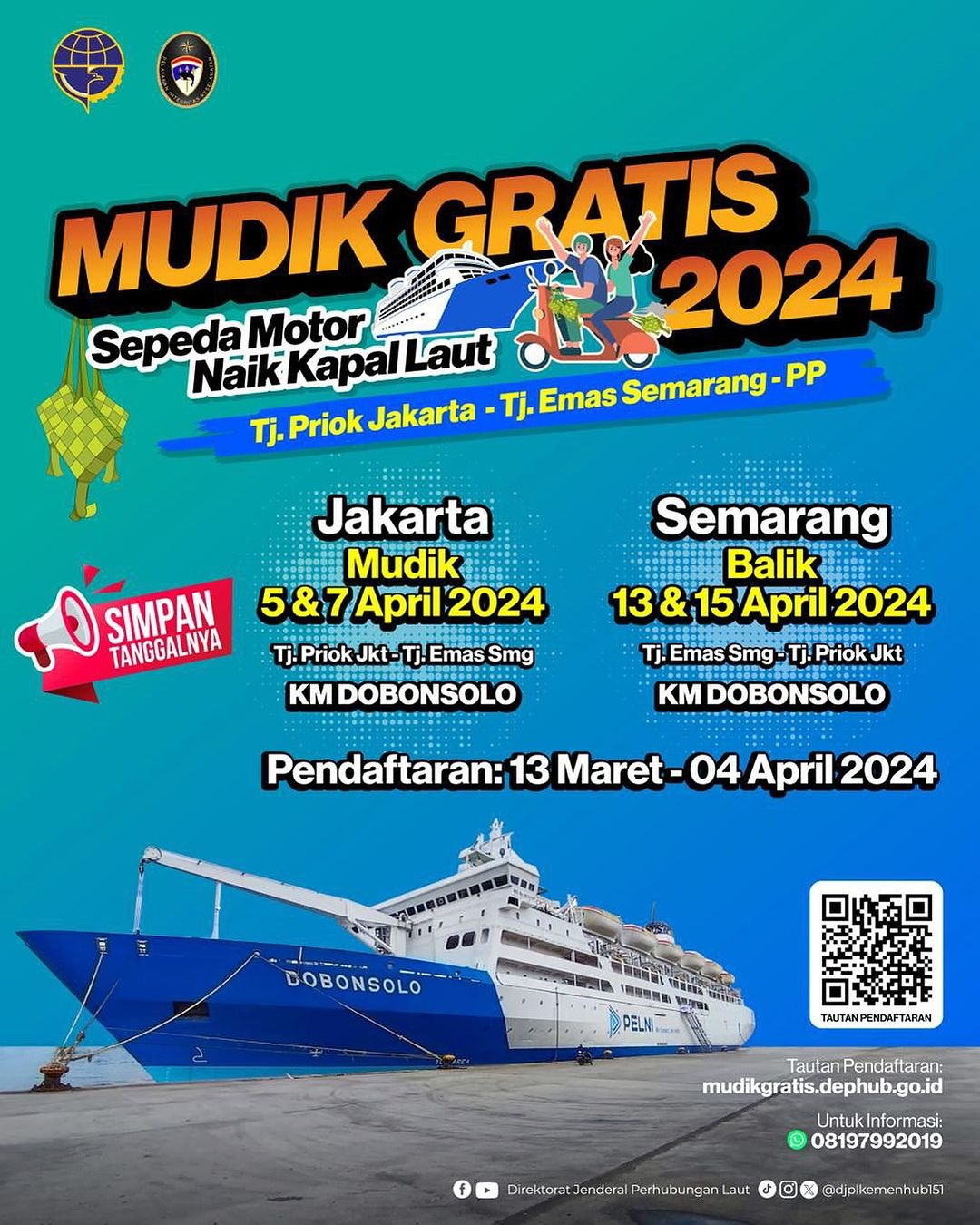 mudik gratis lebaran 2024 Kemenhub