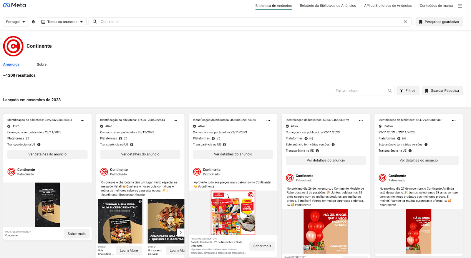 dicas de marekting através do meta ads library 