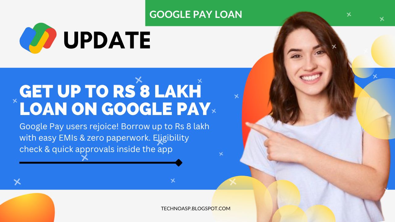 Google Pay users rejoice! Borrow up to Rs 8 lakh with easy EMIs & zero paperwork. Eligibility check & quick approvals inside the app. 