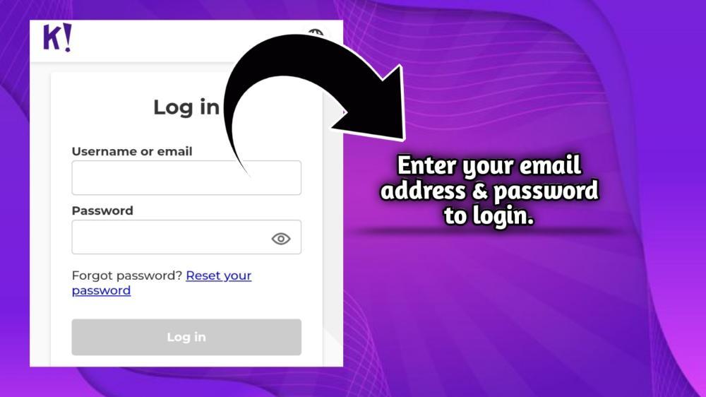 Enter Your Email and Password to login