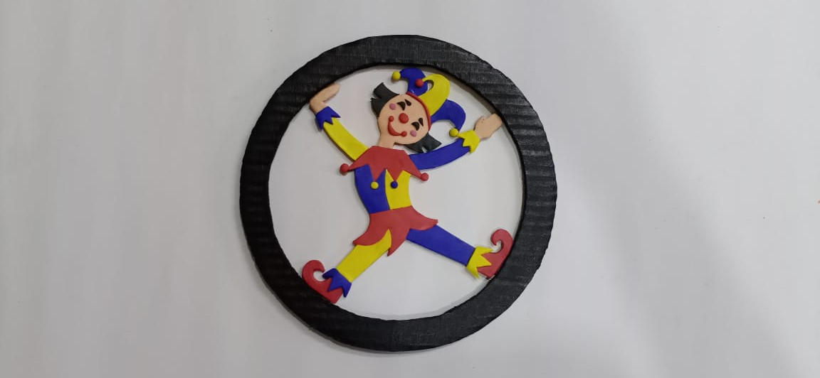 Easy to Make a Acrobatic Joker Clay Craft for Kids
