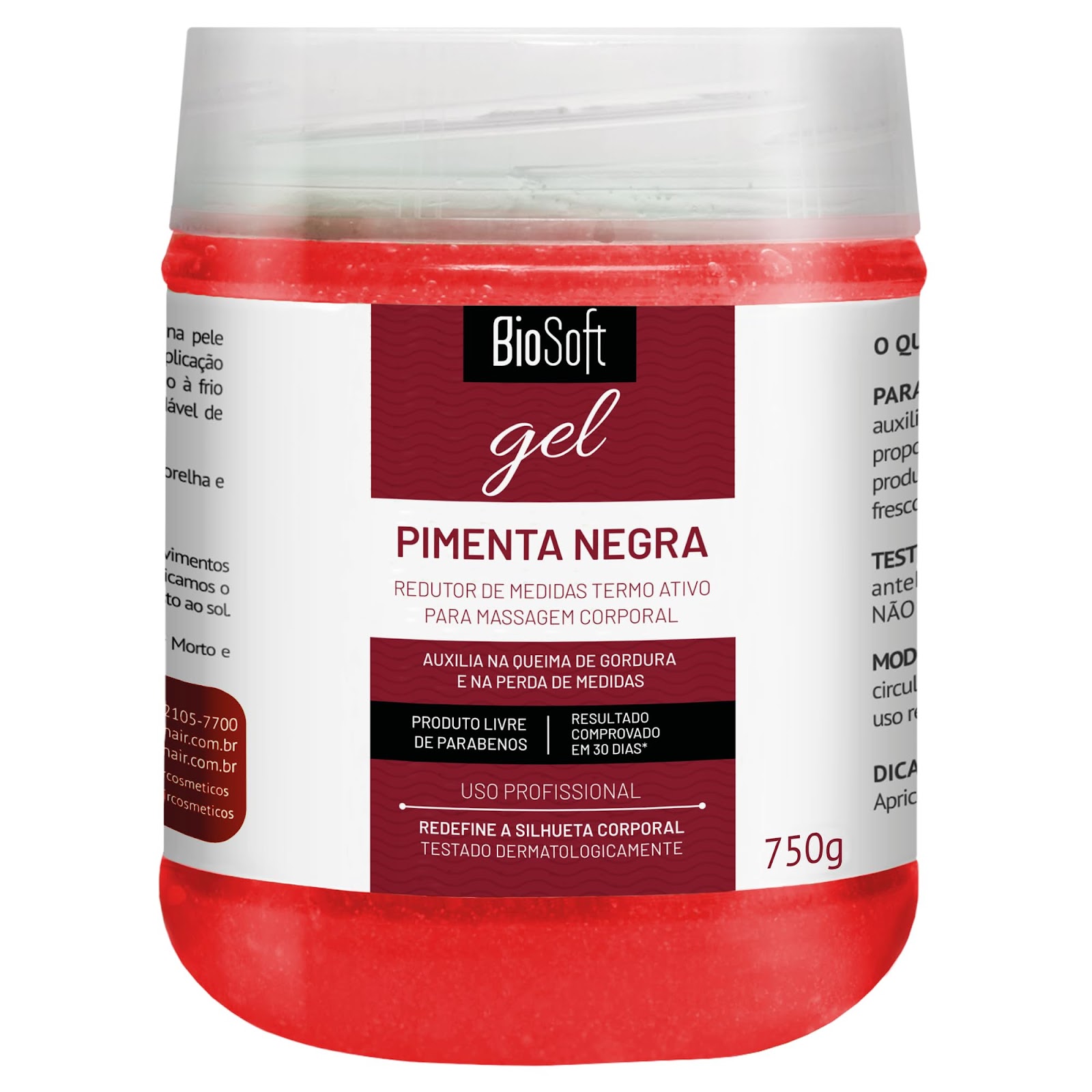 Gel Pimenta Negra Bio Soft, Soft Hair