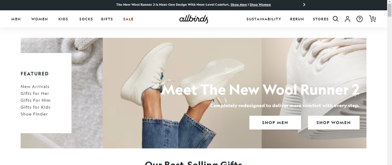 Allbirds - Shopify storefront API examples