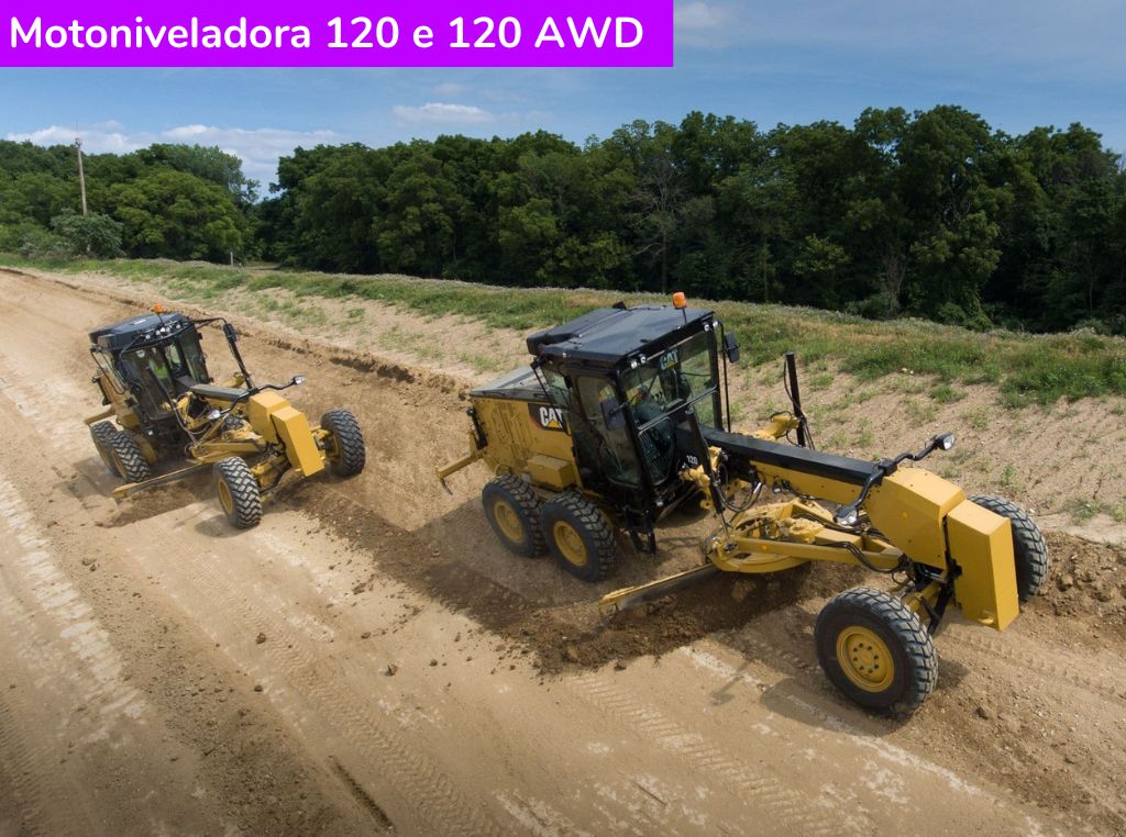 Motoniveladora 120 e 120 AWD Caterpillar