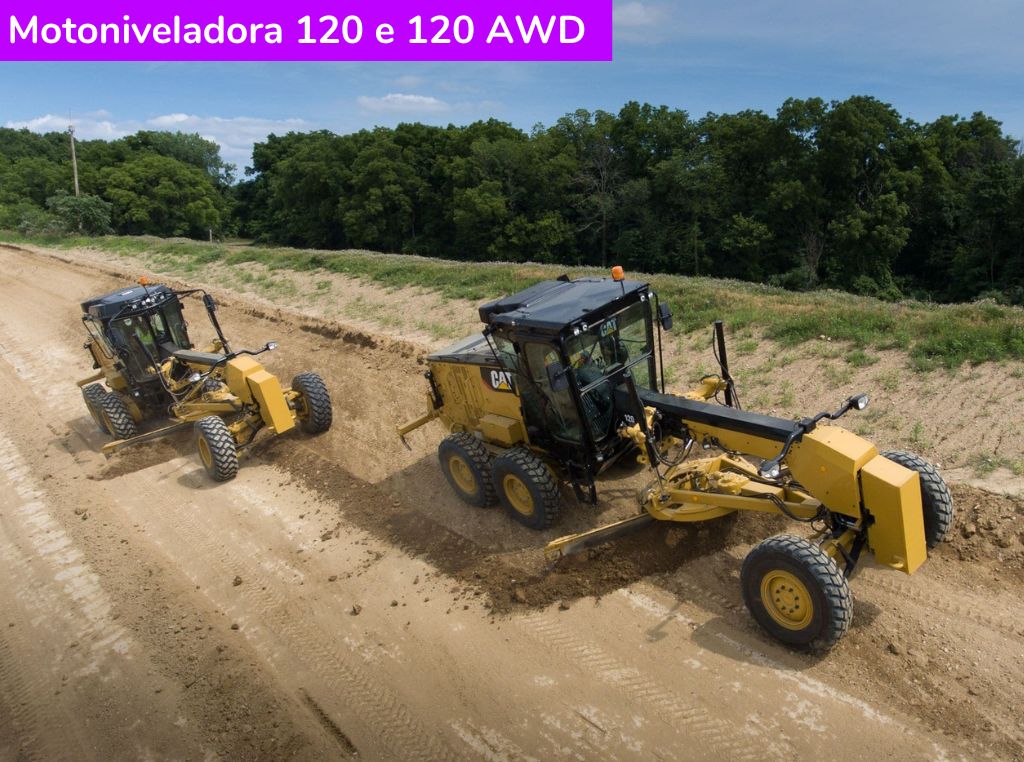 Motoniveladora 120 e 120 AWD Caterpillar