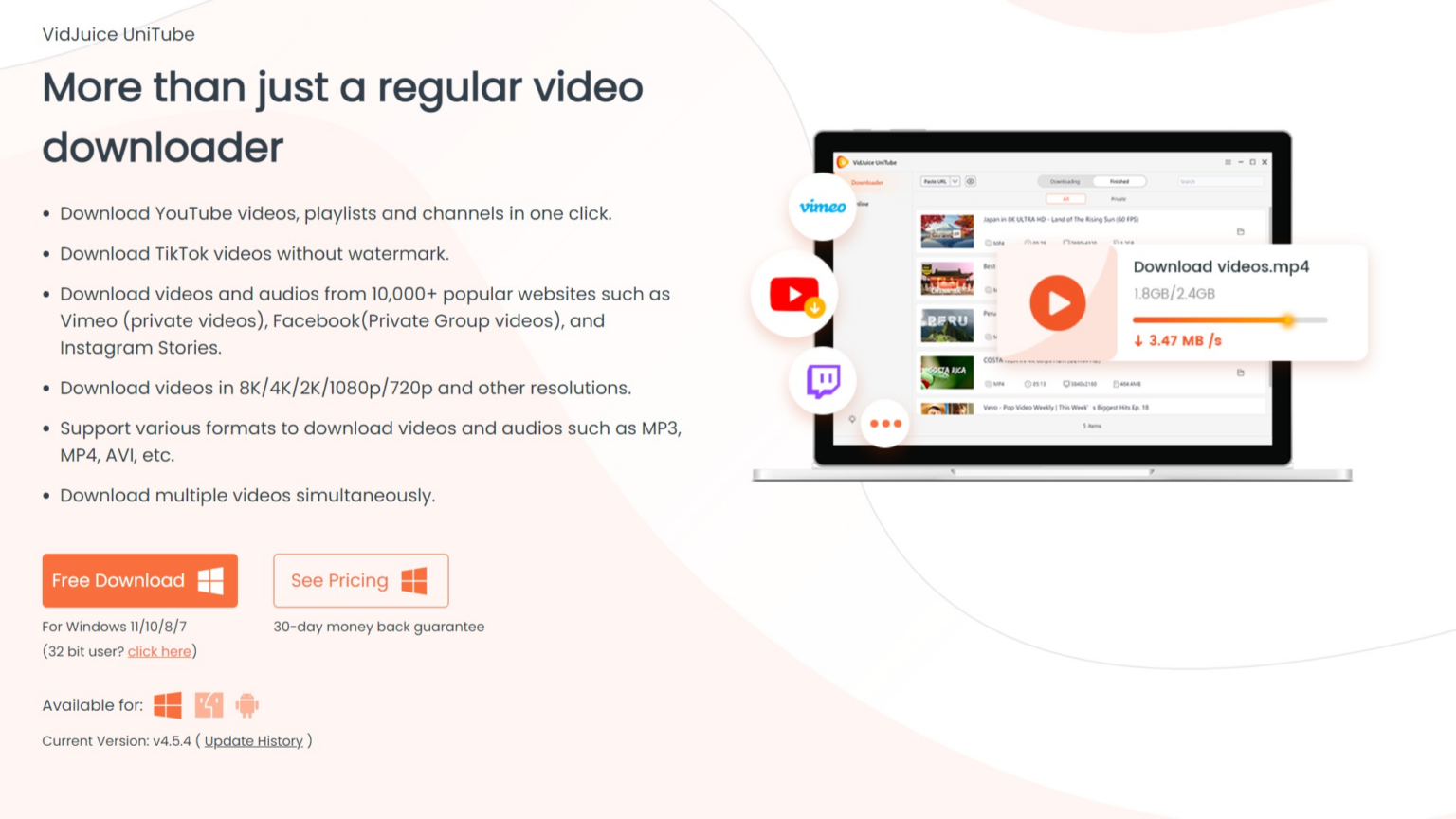 vidjuice - YouTube to MP4 converter
