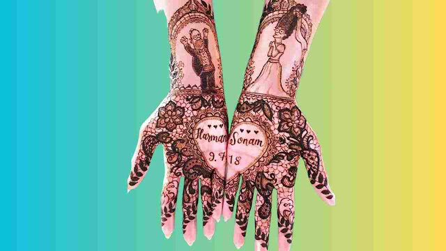 date fix ke liye mehndi design