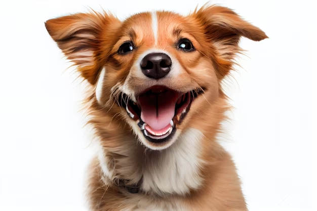 Dog is Laughing in a Cute Way