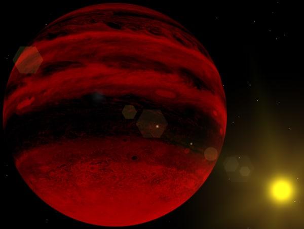 Artist's rendition of Planet X (Nibiru)