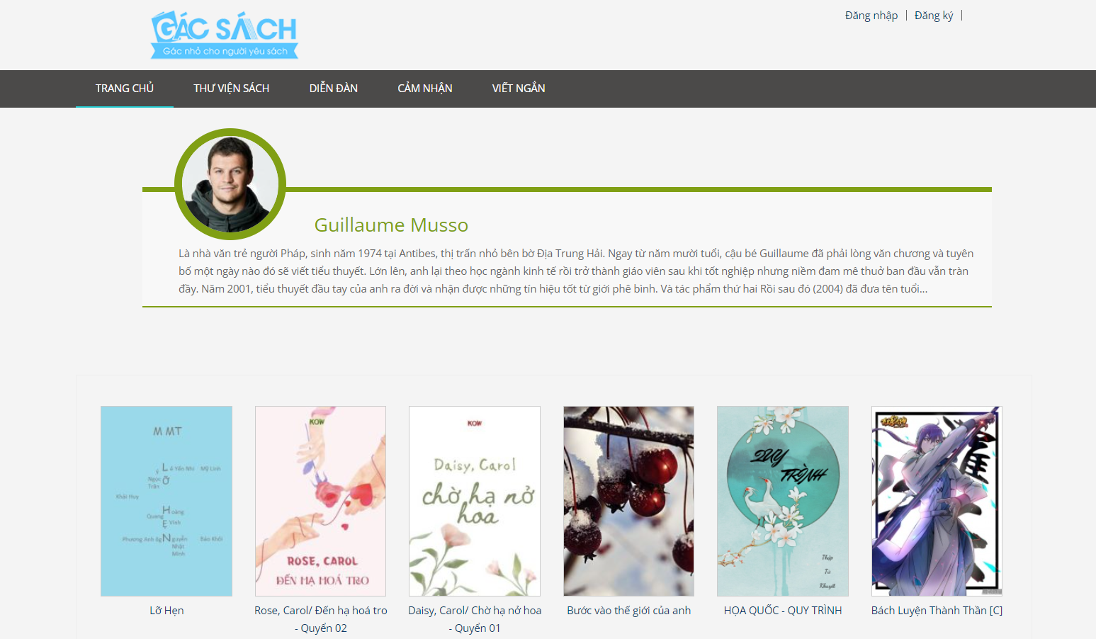 Gacsach.online là một trang web cung cấp sách online miễn phí.