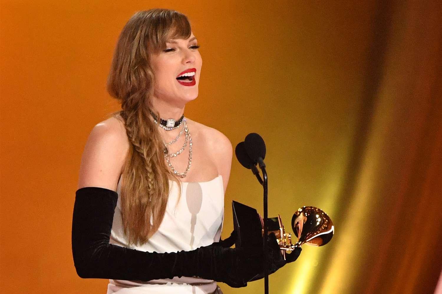Taylor Swift Wasn't Planning to Announce Her New Album at 2024 Grammys