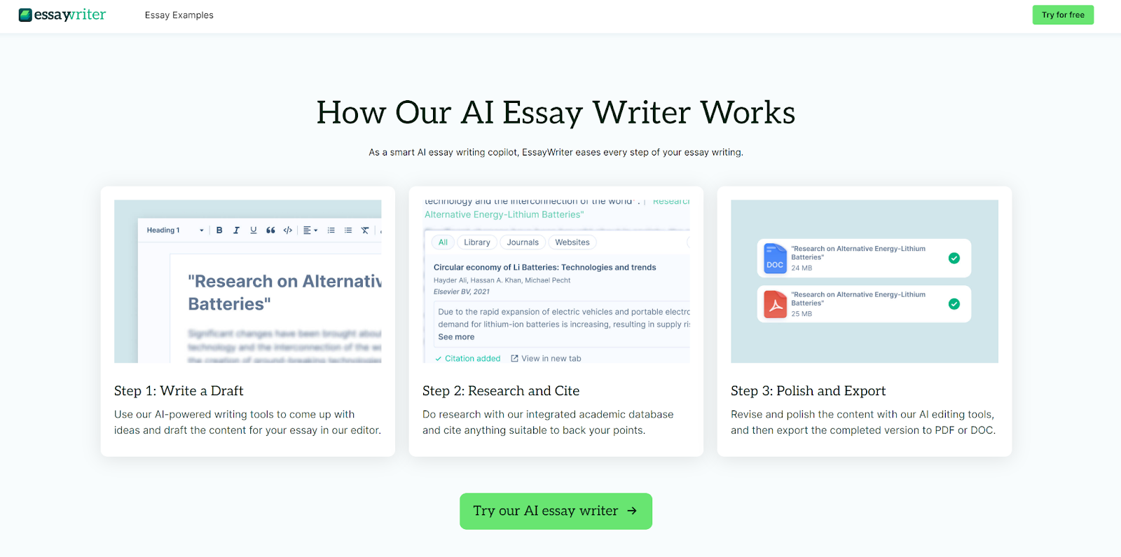 How EssayWriter Compares to Competitors