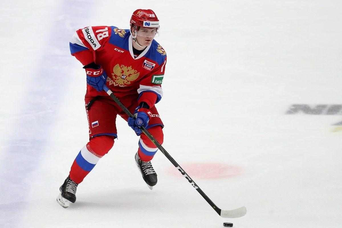 Кирилл Кирсанов в составе молодёжной сборной России