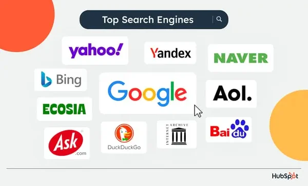 A search engine is a computer program or online service that allows users to search for information on the internet. It helps users find web pages, documents, images, videos, and other types of content by entering keywords or phrases.