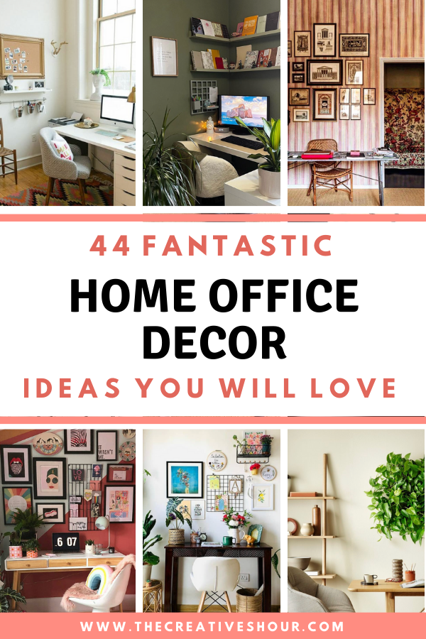 44 Catchy Home Office Decor Ideas For Creating A Stylish Workplace