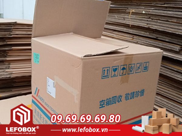 Thùng carton cũ Gò Vấp đóng hàng sân bay