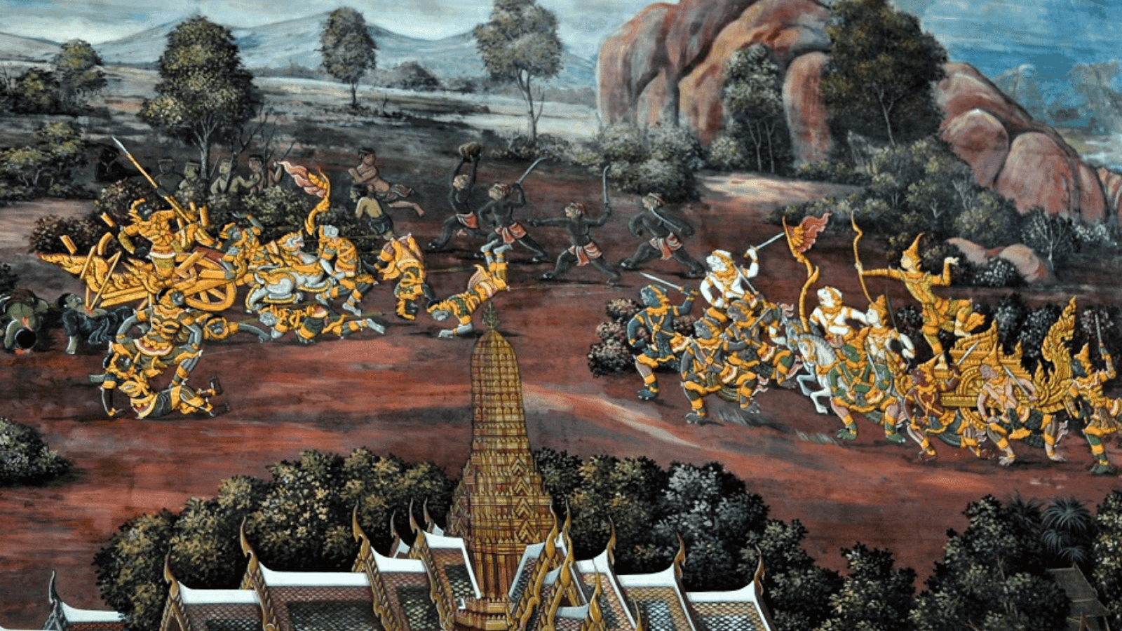 Pictures of Ramayana and Mahabharata War is moat unlucky for the house