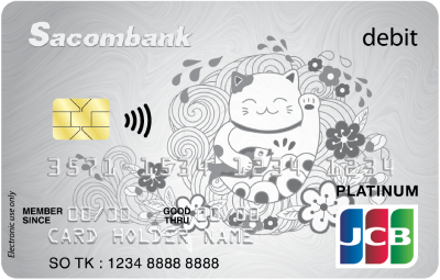 Thẻ thanh toán quốc tế Sacombank JCB Platinum