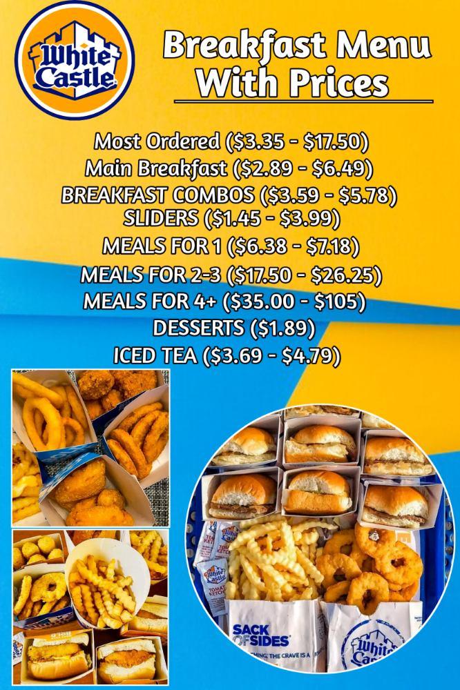 White Castle Breakfast Menu With Prices