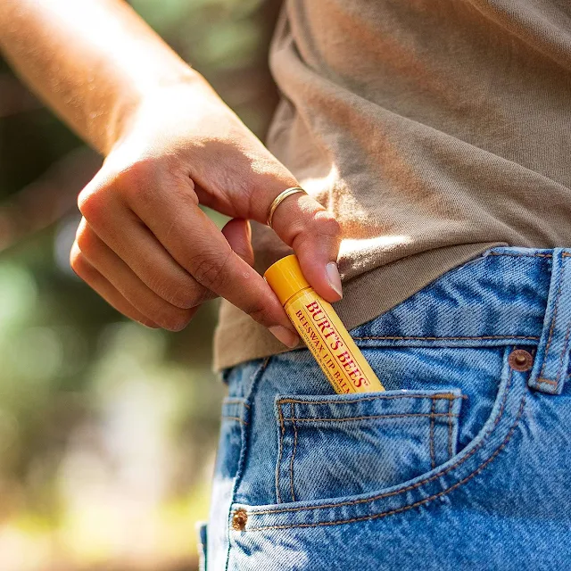 here are a man who put lip balm in his pocket