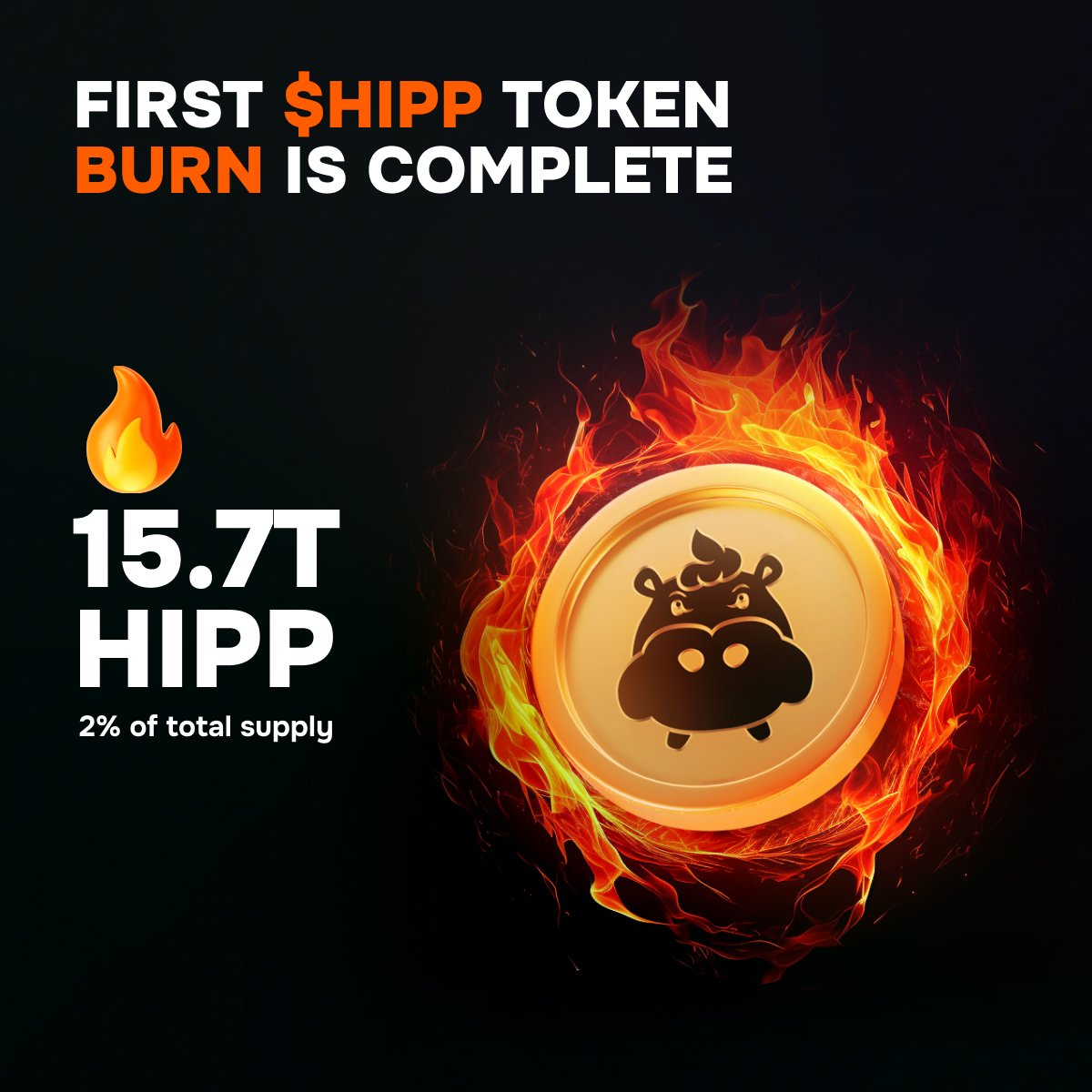 El Hippo price rises after $150k HIPP token burn - 2