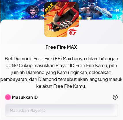 Melalui Saldo Game - Masukkan Player ID Free Fire Max