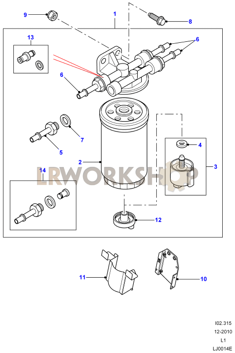 Td5 Fuel Filter Housing Diagram