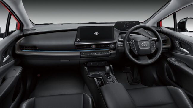 ดีไซน์ภายในรถยนต์ : Toyota Prius 2024