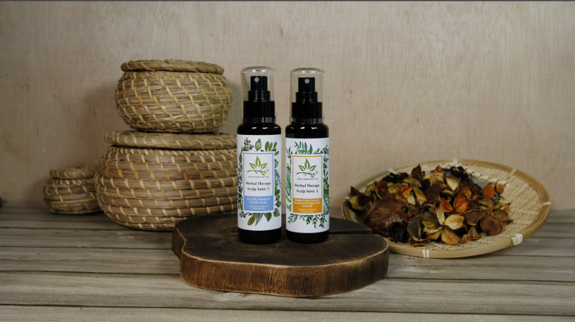 Natural Herbal Hair Care-Herbal Therapy Scalp Tonic Set
