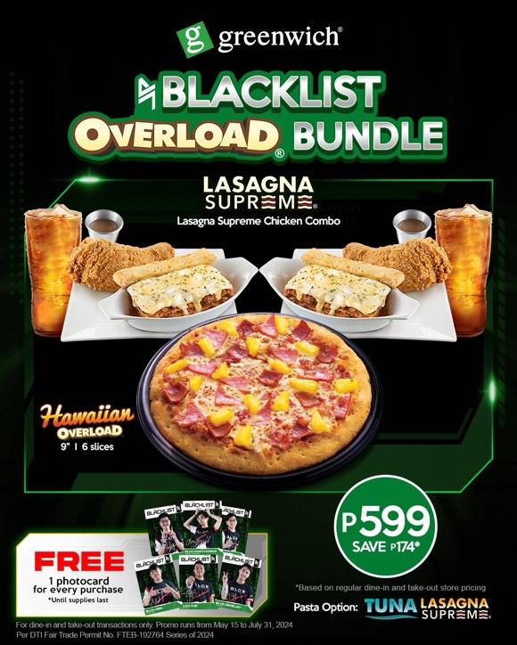 A blacklist overload bundle with pizza and chicken combo

Description automatically generated