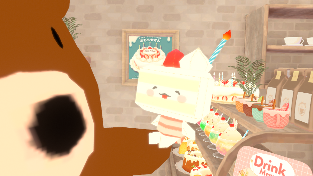 ショートケーキがモチーフのキャラクター「もちリーヌ・ペロリンチョ３世」の画像