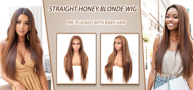  Honey Blonde Hairpiece