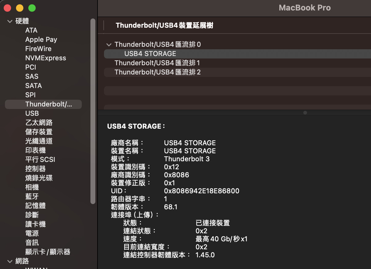 macOS + Windows 雙系統推薦使用 Thunderbolt + USB 3.2 Gen 2 外接硬碟盒