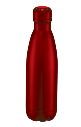 Screenshot of a red insulated water bottle. 