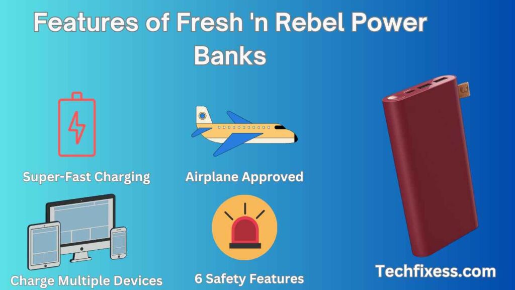 What Are The Features of fresh ‘n rebel Power Banks