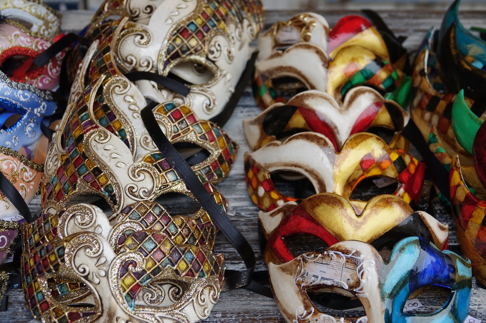 Crafting unique masks in a traditional workshop, a cultural experience in Venice.
