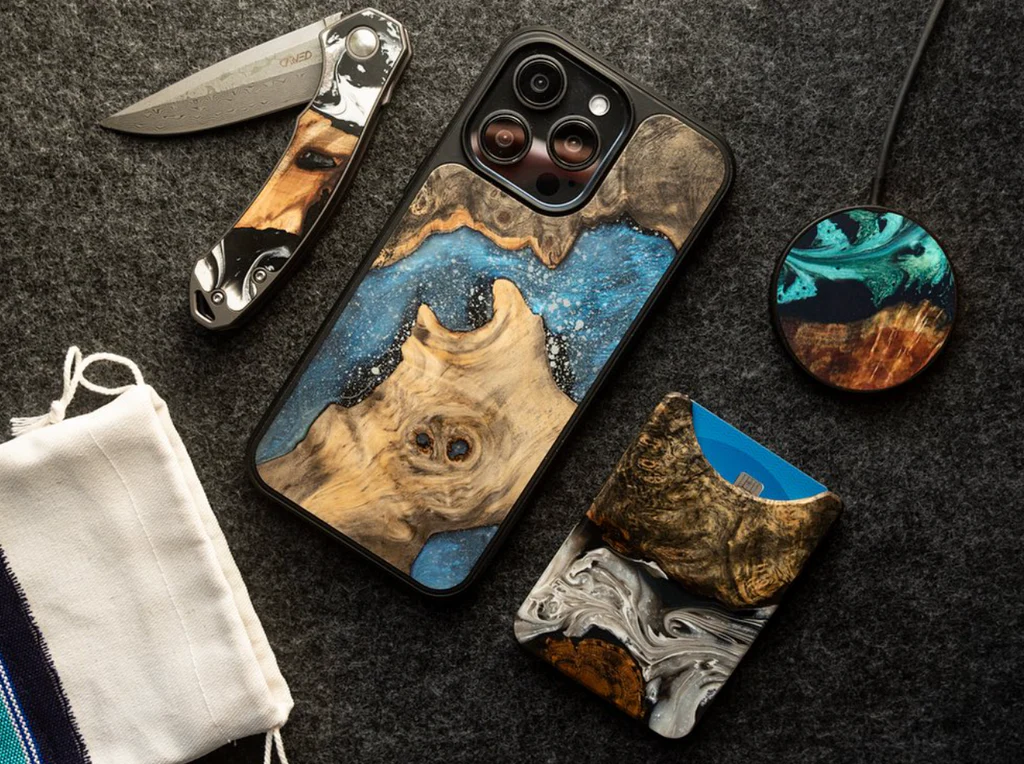 Carved Launches New Live Edge Wood Cases for iPhone 15