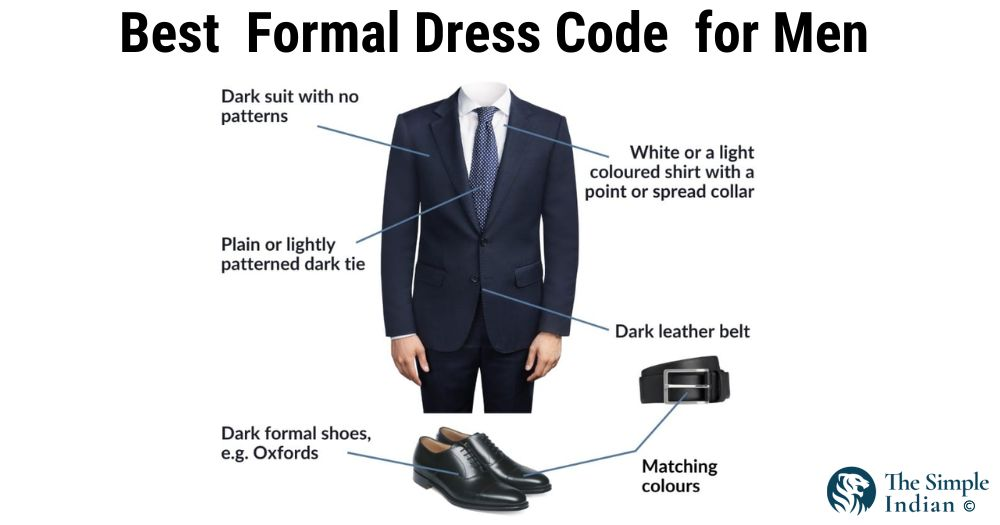 best formal dress code for men