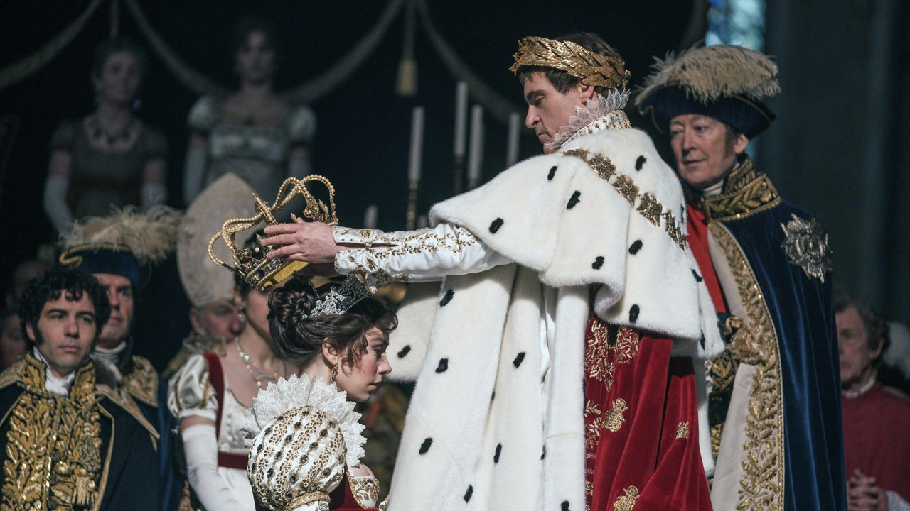 Napoleón coronando a Josephine