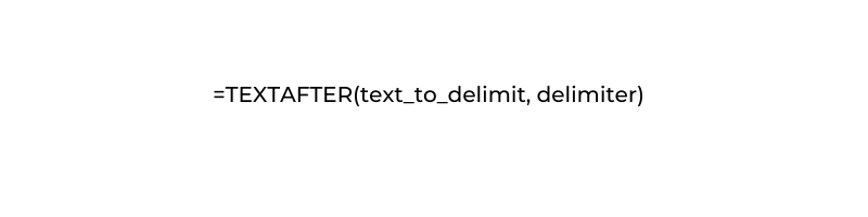 Extract Extensions from Email Addresses TEXTAFTER function