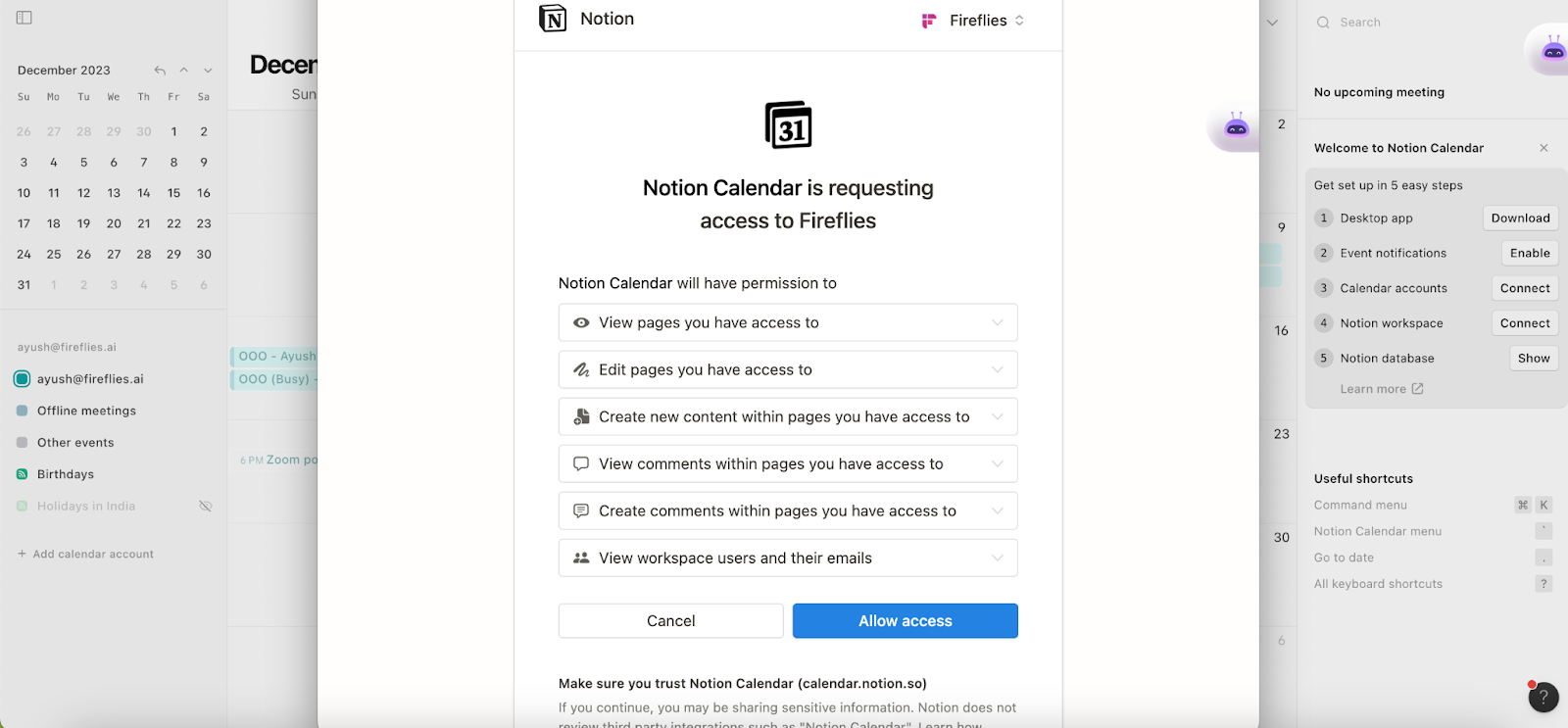 How to Embed Google Calendar in Notion with Notion Calendar