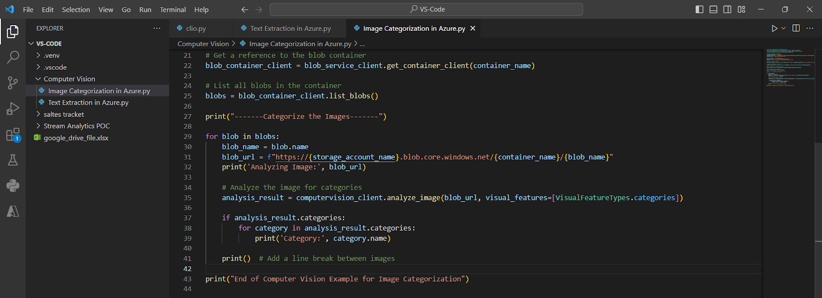 Text Extraction and Image Categorization using Azure Cognitive Services - 12