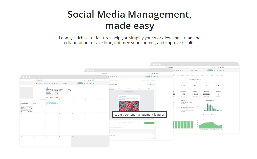 Social Media Management made easy with Loomly