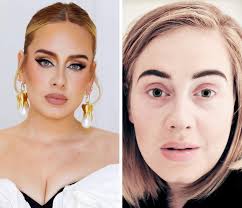 Adele No Makeup