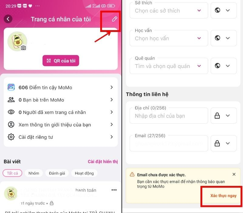Cách đăng nhập Momo không cần mã xác nhận
